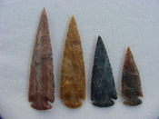  4 piece Reproduction Spearheads collection jasper x353 