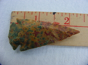  Reproduction arrowhead 2 1/4 inch jasper arrow head x960 