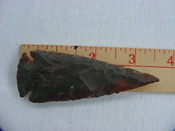  Reproduction spear head spearhead point 3 1/2 inch jasper x270 