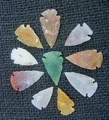  10 transparent arrowheads translucent replica arrowheads tp8 