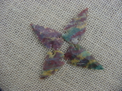  4 special arrowheads reproduction multi colored arrowheads k108 