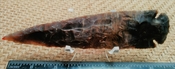  6-1/2 inch reproduction spearhead replica stone jasper ya415 