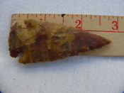  Reproduction arrowhead arrow point 2 3/4 inch jasper z34 