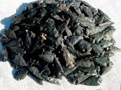  1 black or dark arrowheads reproduction 2 to 2 1/2" inch 2bu22 
