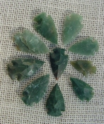  10 light & dark green arrowheads reproduction arrow ks577 