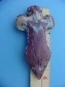  Reproduction arrowhead cross 4 inch jasper cr41 