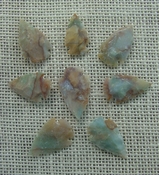  8 pretty arrowheads transparent stone replica arrow heads sp40 