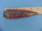  4.75 reproduction spearhead stone jasper spear head point z221 
