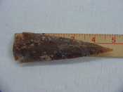  Reproduction arrowheads 4 3/4 inch jasper spearhead x590 