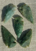  2" inch arrowheads bulk 5 pack reproduction arrow points sa573 