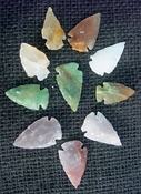 10 transparent arrowheads translucent replica arrowheads tp13 
