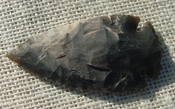  3.00" brownish spearhead stone replica wide spear point jw122 