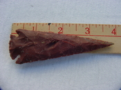  Reproduction spear head spearhead point 3 3/4 inch jasper x177 