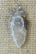 1.67 geode arrowhead necklace replica beautiful crystal na107 