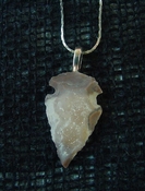  1.27" druzy arrowhead necklace reproduction drusy crystal na48 