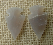  1 pair arrowheads for earrings stone light replica point ae29 