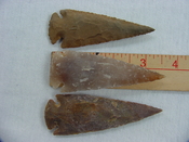  3 piece reproduction spearheads 3 1/2 inch collection x730 