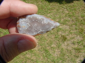  1.68 arrowhead geode beautiful light geode arrowhead point kd77 