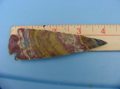  Reproduction spear head spearhead point 4 inch jasper z281 