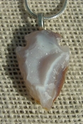  1.41" drussy arrowhead necklace replica beautiful crystal kd39 