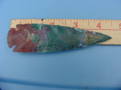  Reproduction arrowhead 4 1/2 inch jasper z265 