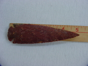  5 inch spearhead reproduction maroon spear head point x468 