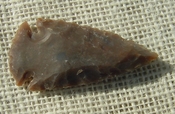  2 1/2" inch arrowhead replica brown stone arrow head point sa397 