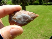  1.93" arrowhead geode beautiful crystals arrowhead point kd331 