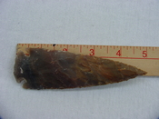  5 inch spearhead reproduction spear head point jasper x537 