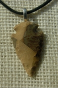 1.37" arrowhead necklace replica arrow head point necklace na118 