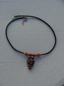  Arrowhead necklace stone reproduction jasper #10 