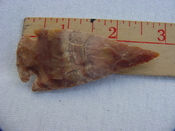  Reproduction arrowhead arrow point 2 3/4 inch jasper z135 