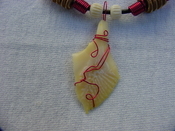  Garfish scale necklace stone reproduction jasper #15 