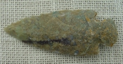  4.00" multi color spearhead stone replica wide spear point jw9 