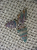  3 special arrowheads reproduction multi colored arrowheads k99 