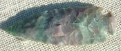  4.25" pastel spearhead stone replica wide spear point jw113 