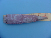  Reproduction spearheads pretty stone purple-ish 6" jasper z433 