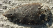  3.00" brownish spearhead stone replica wide spear point jw119 