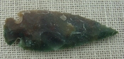  4.00" multi color spearhead stone replica spear point jw111 