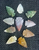  10 transparent arrowheads translucent replica arrowheads tp10 