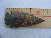  Reproduction arrowhead 2 1/4 inch jasper arrow head x963 