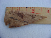  Reproduction arrowhead arrow point 2 3/4 inch jasper z62 