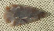  2 1/2" inch arrowhead replica brown stone arrow head point sa316 