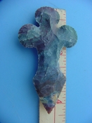  Reproduction arrowhead cross 4 1/4 inch jasper cr1 