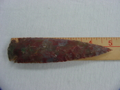  5 inch spearhead reproduction maroon spear head point x456 
