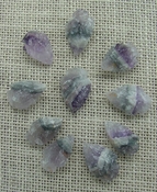  10 amethyst arrowheads crystals replica amethyst 1"-1 1/2" sp12 
