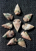  10 replica arrowheads unique stone arrowhead bird point sa23 