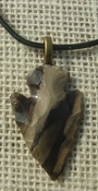  1.42" arrowhead necklace replica arrow head point necklace na120 