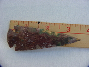  Reproduction spear head spearhead point 3 1/2 inch jasper x336 