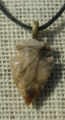  1.19" arrowhead necklace replica arrow head point necklace na142 